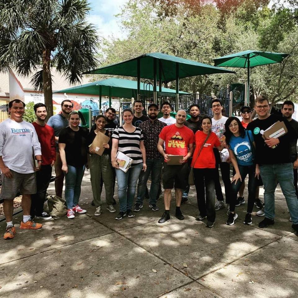 Photo of the Miami-Dade County Chapter of the Democratic Socialists of America