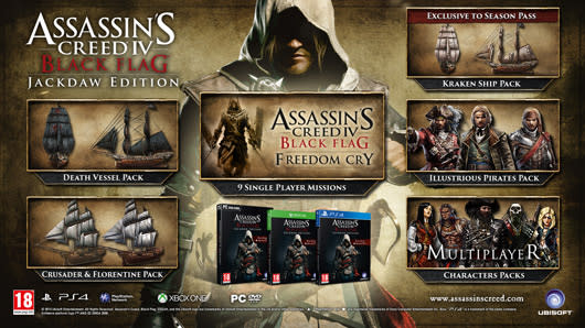 Ubisoft reveals Assassin's Creed 4: Jackdaw Edition retail bundle