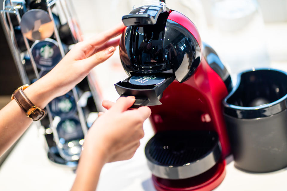 NESCAFÉ Dolce Gusto Mini Me in Cherry Black (PHOTO: Starbucks Singapore) 