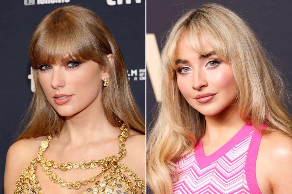 <p>getty (2)	</p> Taylor Swift and Sabrina Carpenter