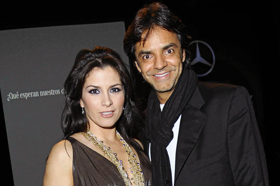 Alessandra Rosaldo with Eugenio Derbez / Agency Mexico