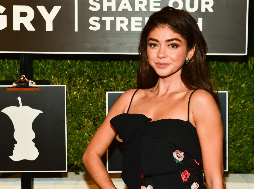 Sarah Hyland poses at an event