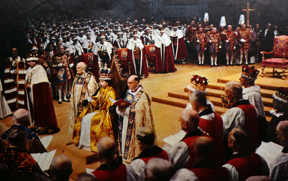 Le couronnement d’Elizabeth II, le 2 juin 1953. 