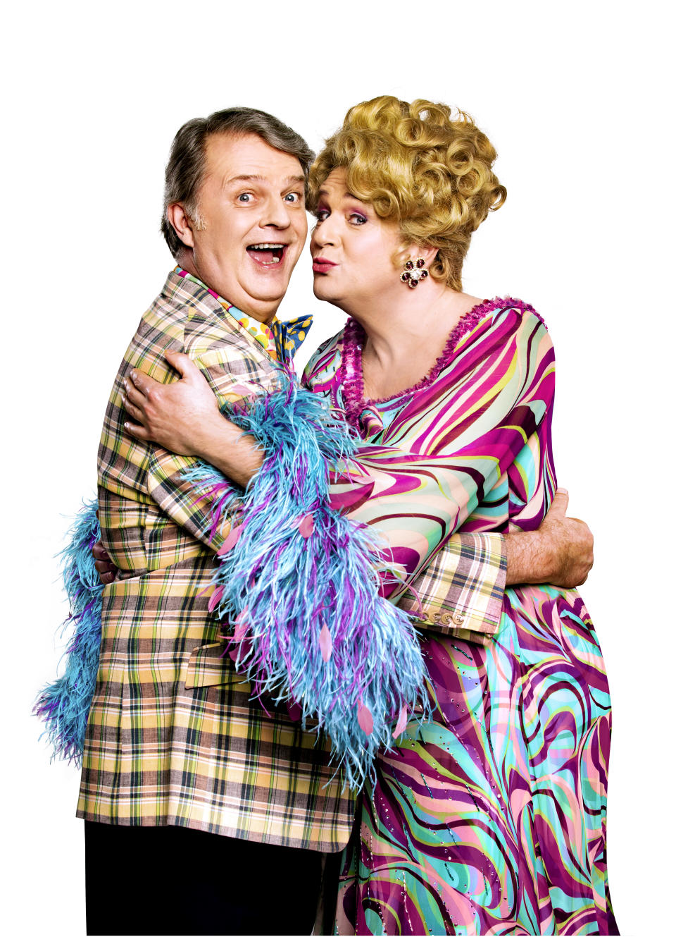 Paul Merton and Michael Ball in Hairspray The Musical