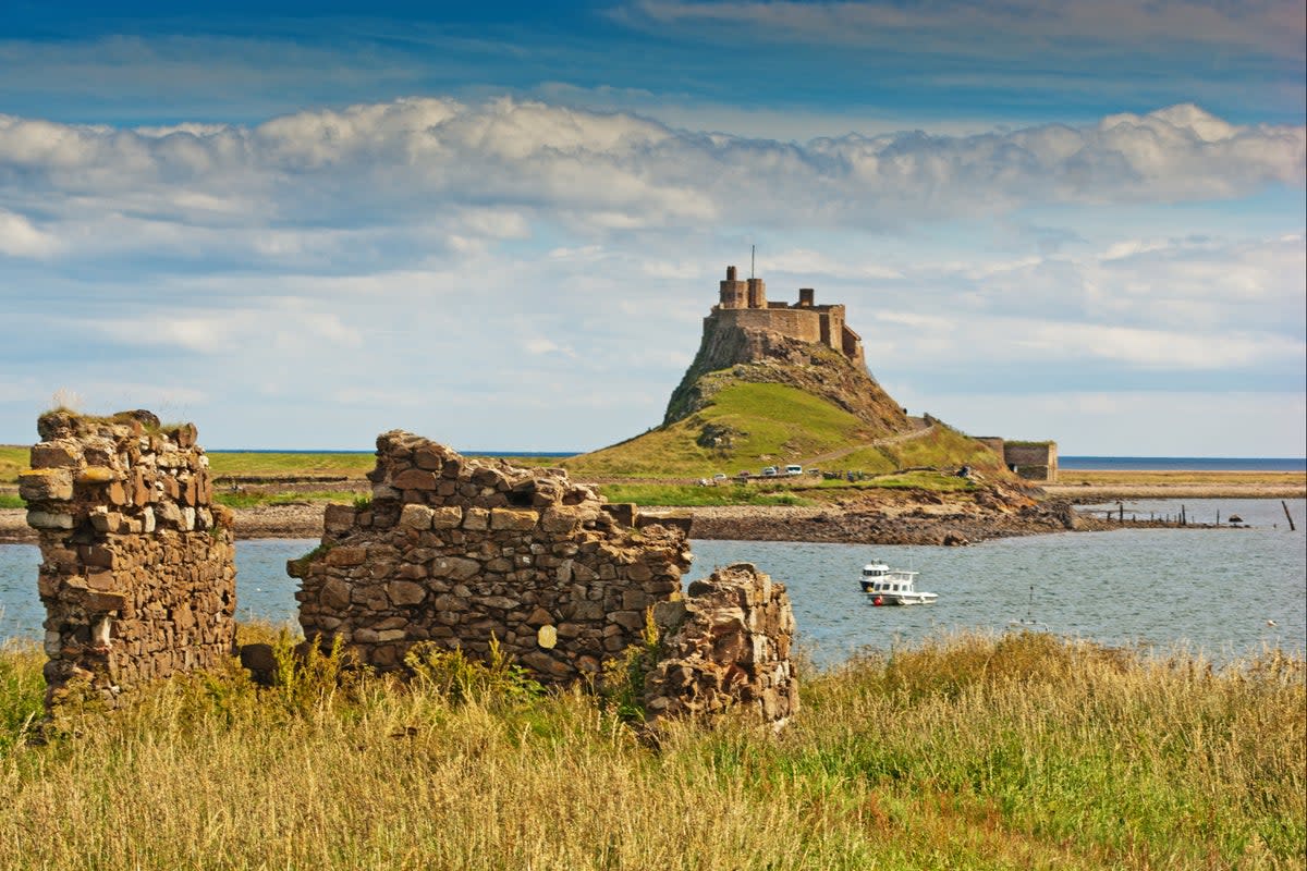 The Holy Island of Lindisfarne, off the coast of Northumberland, is the runner up (Getty Images)