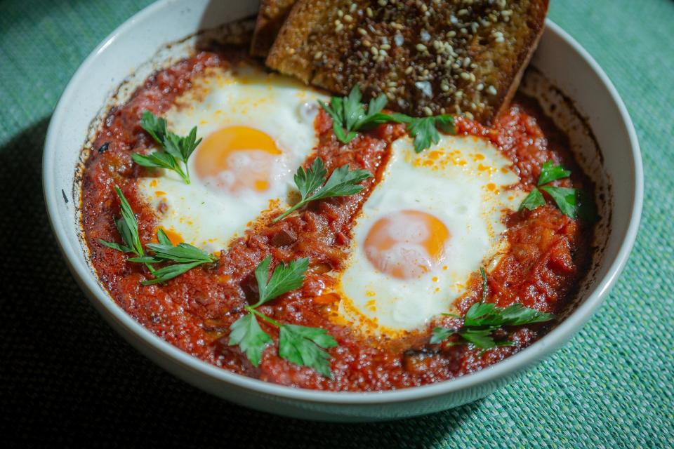 The shakshuka at The Blind Monk in downtown West Palm Beach is one of their delicious brunch options.