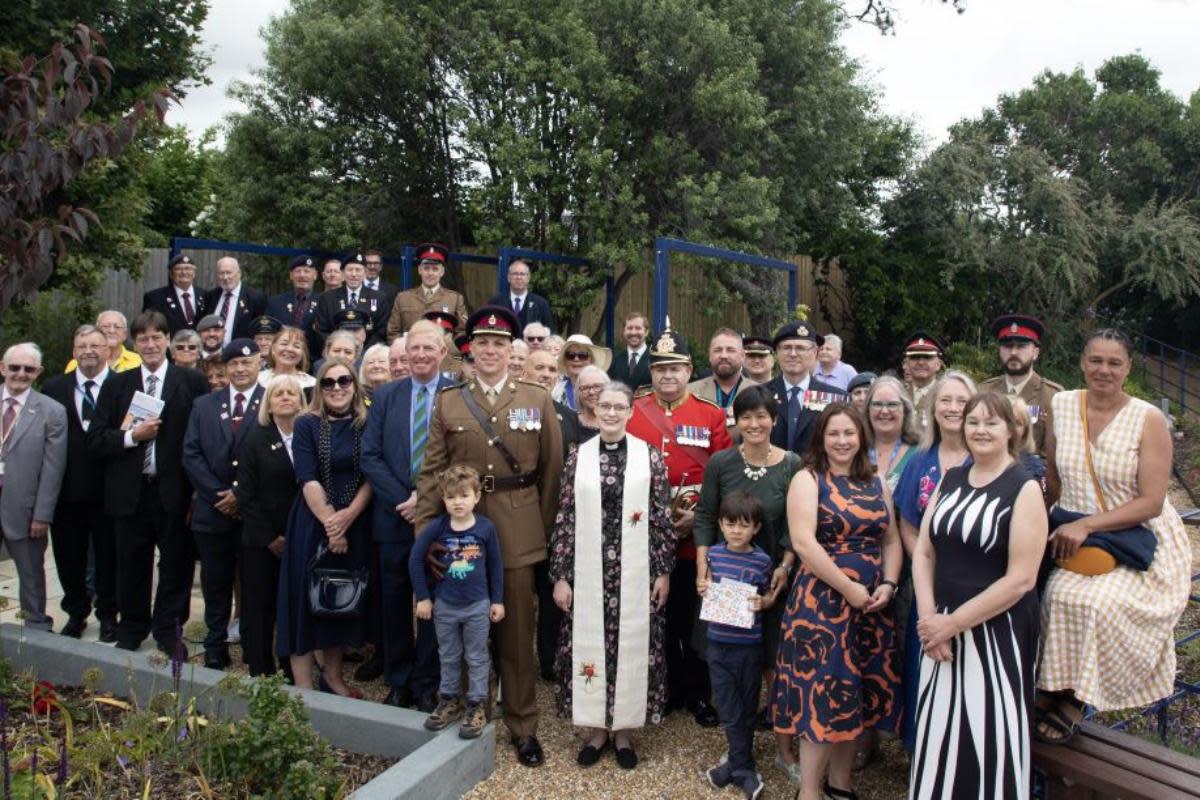 The garden was opened on June 22 <i>(Image: University Hospitals Sussex NHS Foundation Trust)</i>
