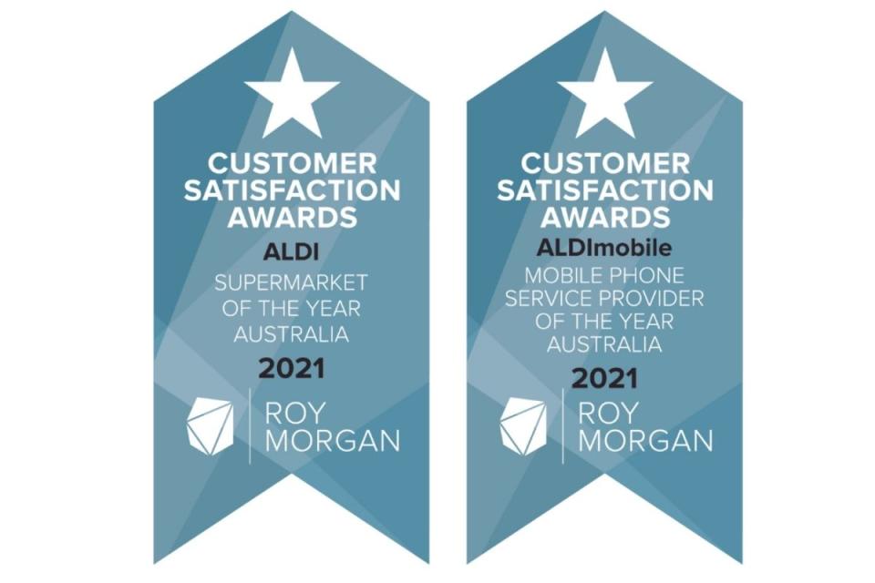 Aldi and AldiMobile Roy Morgan Customer Satisfaction Awards
