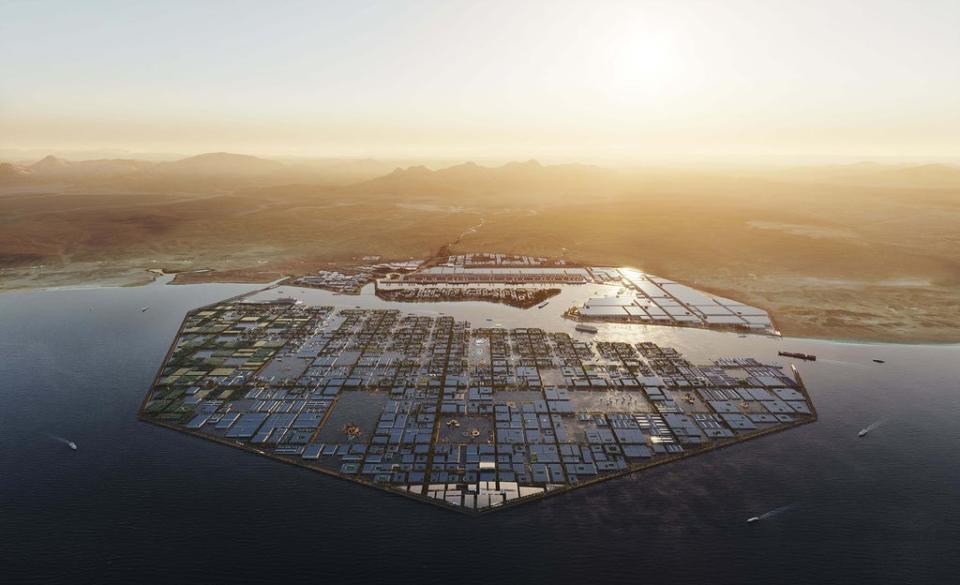 Oxagon will be the world’s largest floating structure (Neom.com)