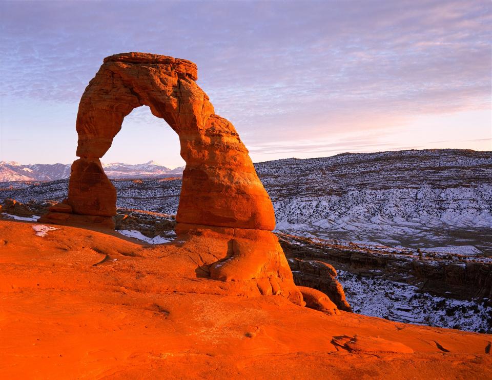 Delicate Arch is a must-see site for many visitors at Arches National Park.