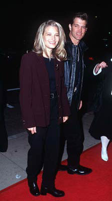 Bridget Fonda and Chris Isaak at the Hollywood premiere of Dimension's From Dusk Till Dawn