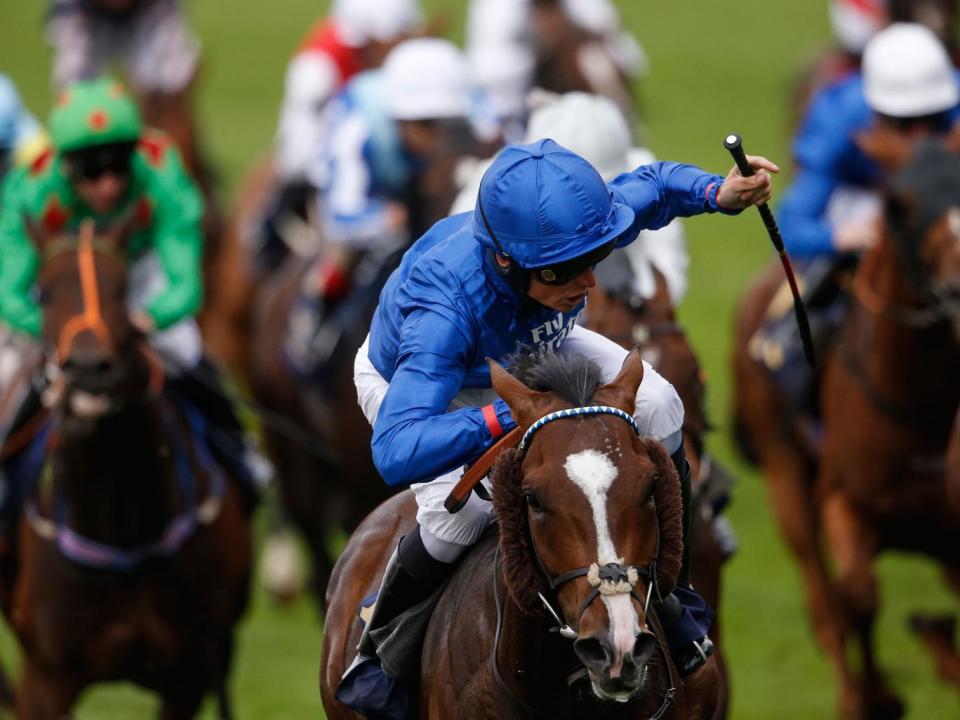 Kieran Shoemark riding Atty Persse win The King George V Stakes (Getty)