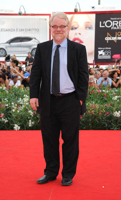 Phillip Seymour Hoffman at 'The Ides of March' Venice Film Festival premiere