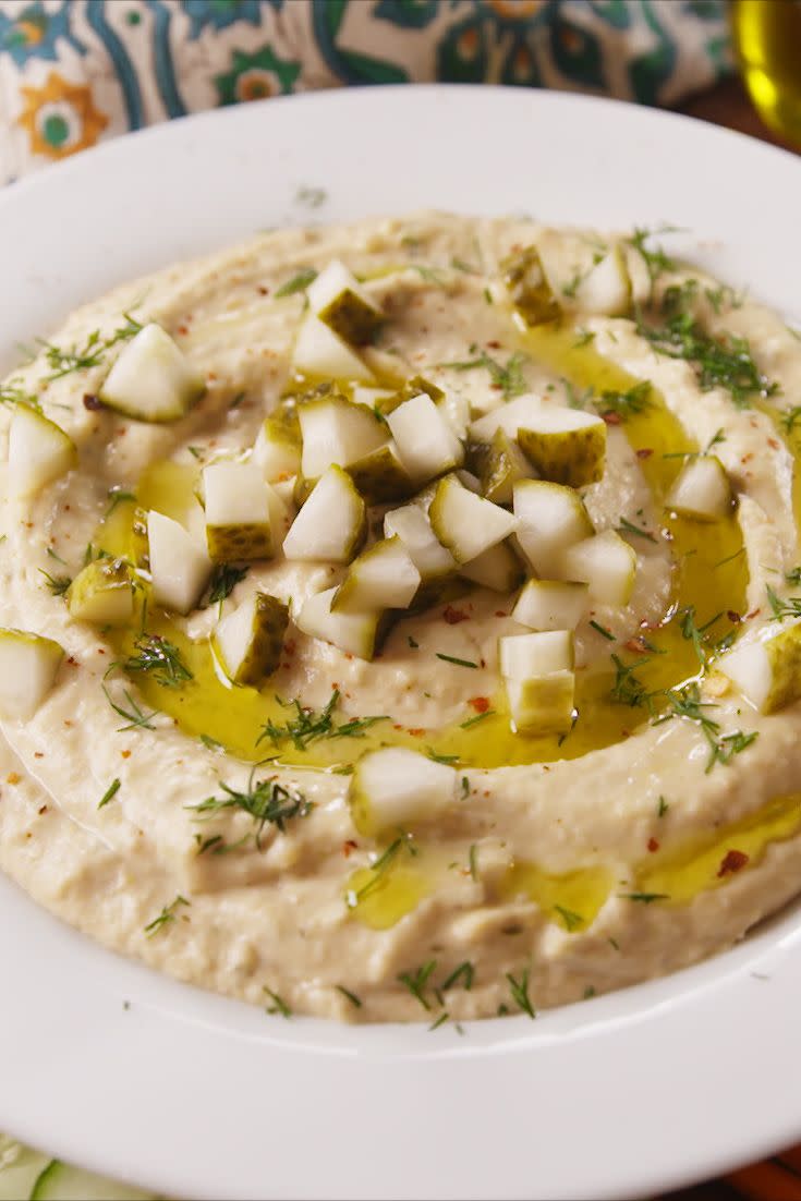 Dill Pickle Hummus Vertical