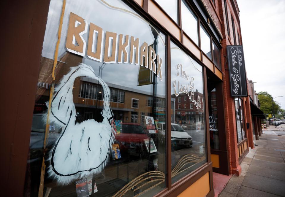 Bookmarx bookstore in downtown Springfield on Thursday, April 27, 2023.