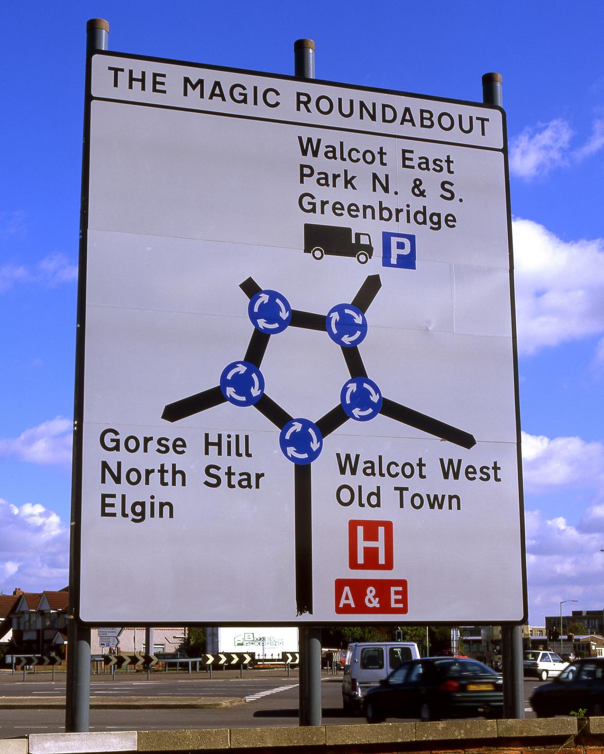 Magic Roundabout, England