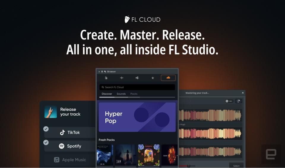 FL Studio 21.2 FL Cloud-Funktionen.