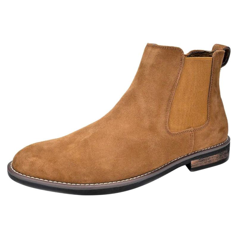 <p>Courtesy of Amazon</p><p>A suede Chelsea boot is the icing on the cake of fall menswear and Bruno Marc, one of Amazon’s bestselling men’s shoe brands, delivers another great deal with its take on the popular style. This boot is an easy-on, easy-off daily driver that’ll look great with just about anything, regardless of what shade you pick. </p><p><strong>What Customers Say:</strong> Of the 11,000 ratings, most agree that it’s a great product for the price, which is insanely affordable. Sizing recommendations are all over the place with some saying to go a half-size up and others a half-size down. We say if you have wide feet, definitely order a half-size up, but if you have narrow feet, order a half-size down. </p><p>[$42 (was $56); <a href="https://clicks.trx-hub.com/xid/arena_0b263_mensjournal?q=https%3A%2F%2Fwww.amazon.com%2FBruno-Urban-06-Suede-Leather-Chukka%2Fdp%2FB06XTHMLMG%3FlinkCode%3Dll1%26tag%3Dmj-yahoo-0001-20%26linkId%3D4455d3a09b7b29b2f905a19f7387f3a0%26language%3Den_US%26ref_%3Das_li_ss_tl&event_type=click&p=https%3A%2F%2Fwww.mensjournal.com%2Fstyle%2Famazon-prime-day-october-2023-boots-deals%3Fpartner%3Dyahoo&author=Anthony%20Mastracci&item_id=ci02cb8902b0002758&page_type=Article%20Page&partner=yahoo&section=hiking%20boots&site_id=cs02b334a3f0002583" rel="nofollow noopener" target="_blank" data-ylk="slk:amazon.com;elm:context_link;itc:0;sec:content-canvas" class="link ">amazon.com</a>]</p>