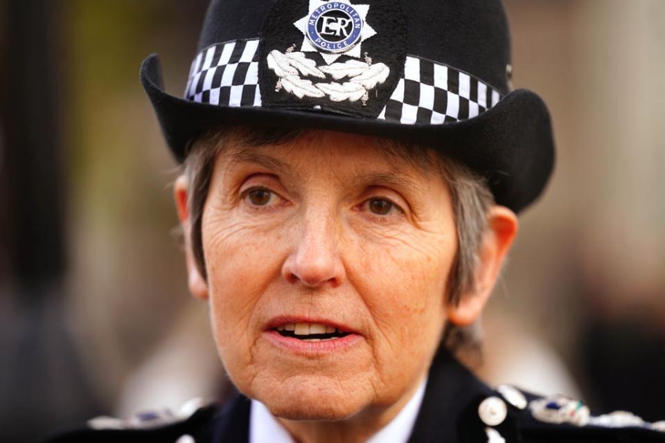 Metropolitan Police Commissioner Dame Cressida Dick’s officers have opened a criminal probe (Victoria Jones/PA) (PA Wire)