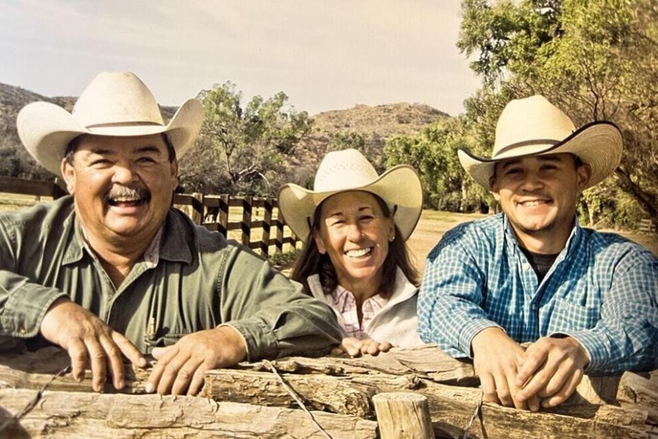 All in a dude ranch family with George, Jennie, and Miko Lorta