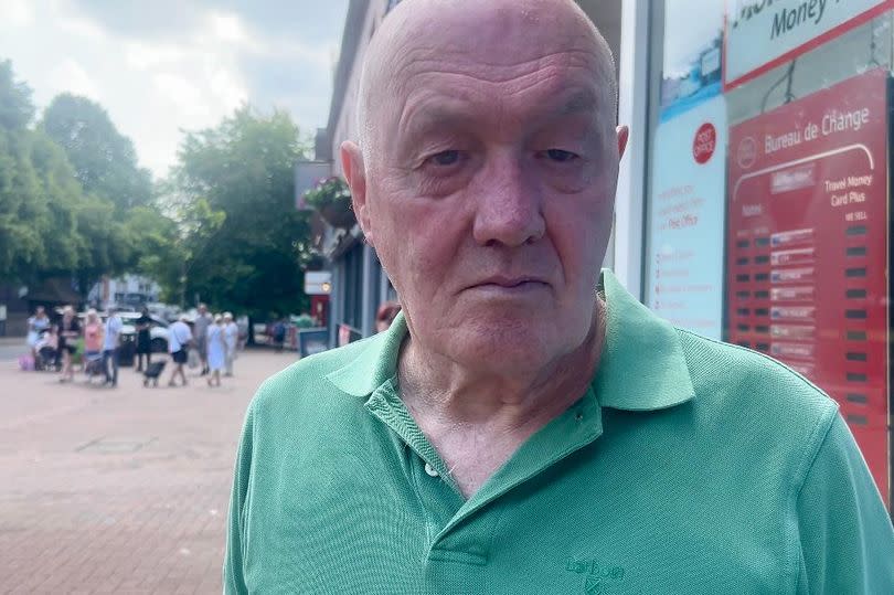 Dave Bird 69, spoke of the loss of community when shops close down