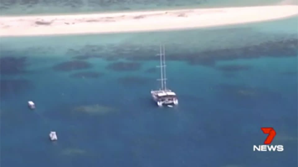 Two French tourists dead after suffering heart problems near Great Barrier Reef. Source: 7 News.