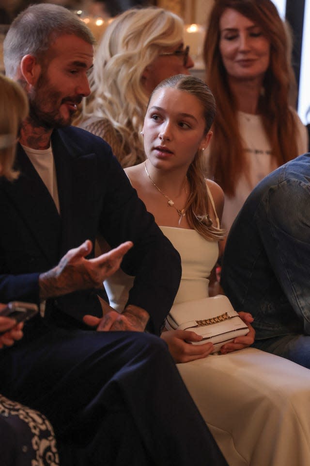 France Victoria Beckham Spring Summer 2024 Front Row