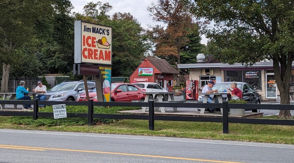 Jim Mack's Ice Cream on Route 462 in Hellam Township.