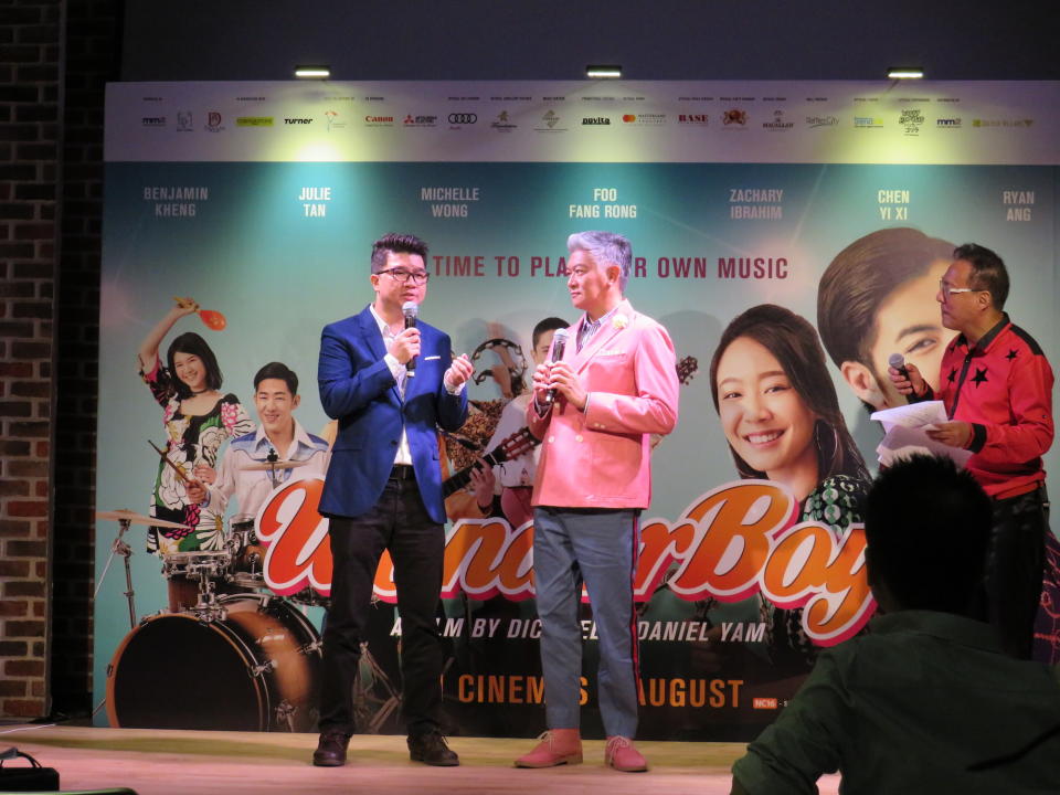 Directors of “Wonder Boy”, Daniel Yam (left) and Dick Lee.