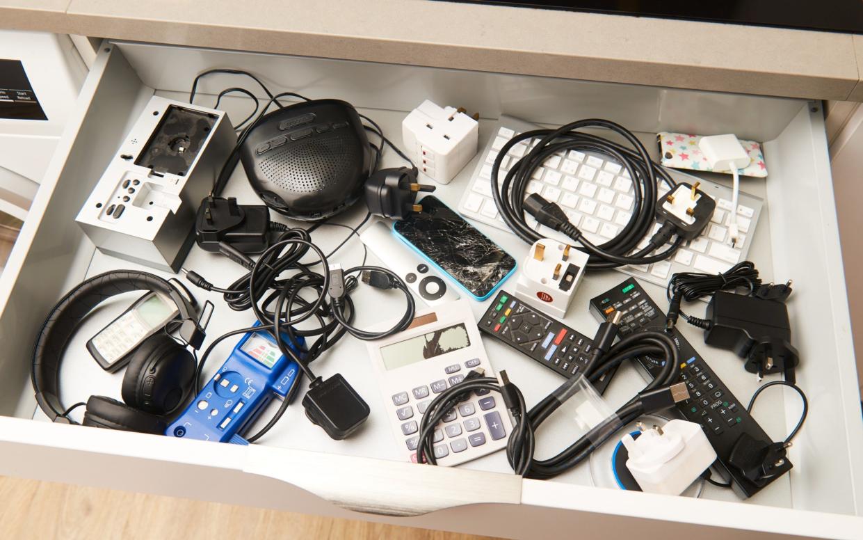 UK homes are holding on to 880 million unused electrical items