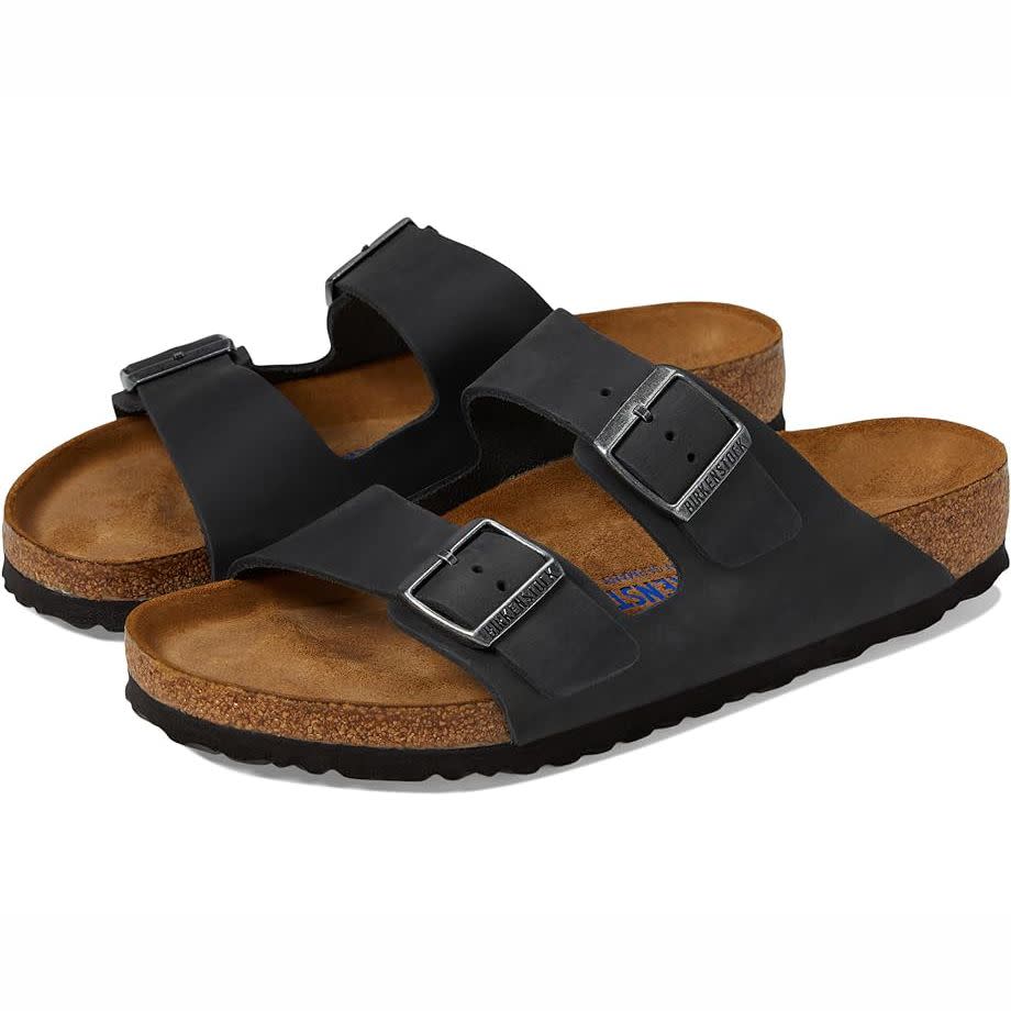 <p><a href="https://go.redirectingat.com?id=74968X1596630&url=https%3A%2F%2Fwww.zappos.com%2Fp%2Fbirkenstock-arizona-soft-footbed-oiled-leather-unisex-tobacco%2Fproduct%2F7208357&sref=https%3A%2F%2Fwww.prevention.com%2Fbeauty%2Fstyle%2Fg60297861%2Fbest-sandals-for-wide-feet%2F" rel="nofollow noopener" target="_blank" data-ylk="slk:Shop Now;elm:context_link;itc:0;sec:content-canvas" class="link ">Shop Now</a></p><p>Arizona Soft Footbed Sandals</p><p>zappos.com</p><p>$145.00</p><span class="copyright">Birckenstock</span>