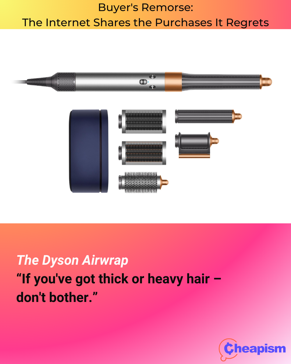 Dyson Airwrap Multi-Styler Complete Long, Nickel/Copper