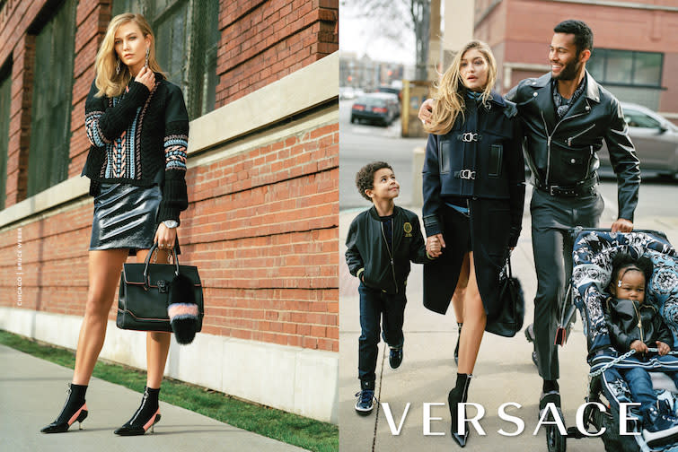 Gigi Hadid's Latest Versace Ad Wanted to Show Off Chicago — But Failed Miserably 