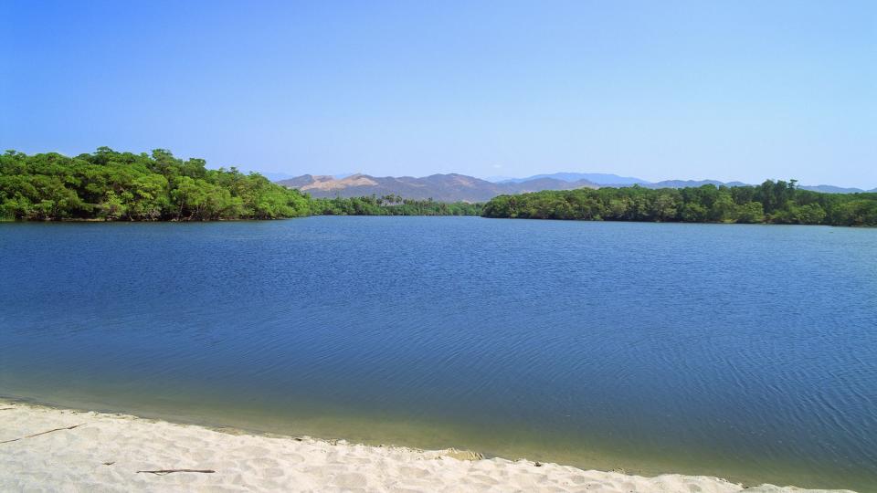 Manialtepec Lagoon in Oaxaca