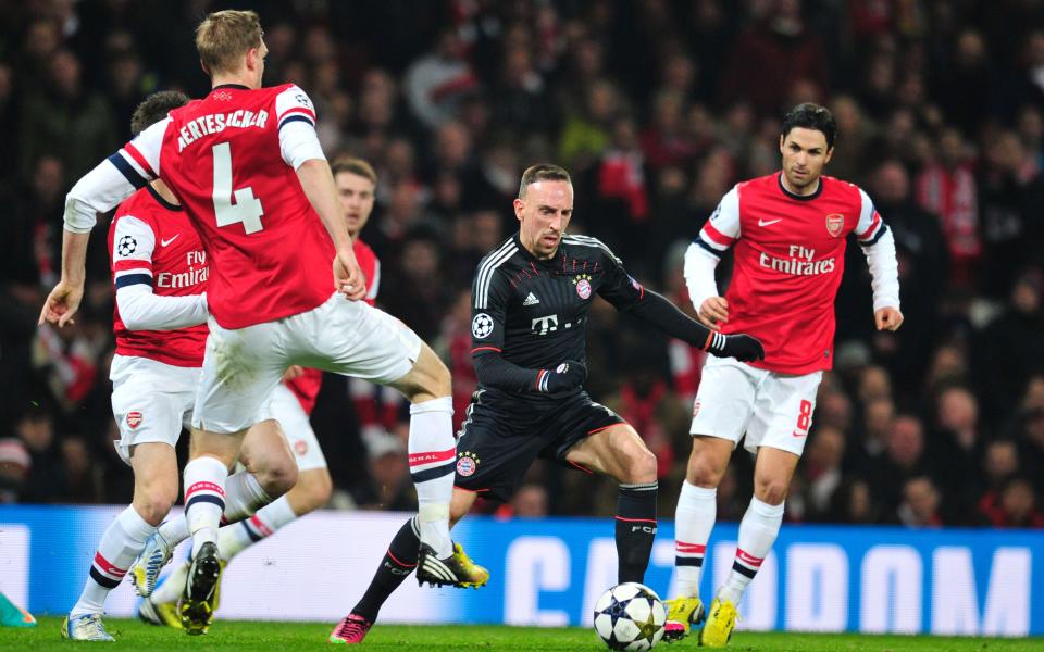 'Arsenal are a threat to everybody in the Champions League', says old foe Arjen Robben