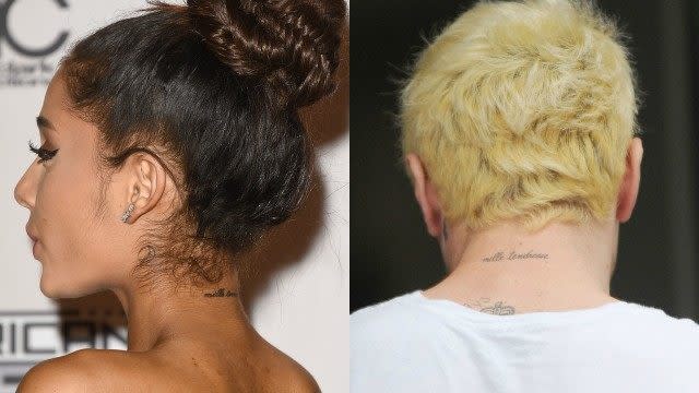 Ariana Grande and Pete Davidson Tattoos