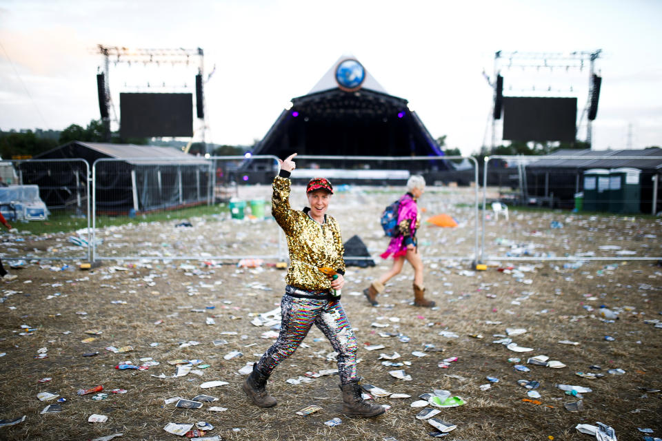 Glastonbury Clean-Up