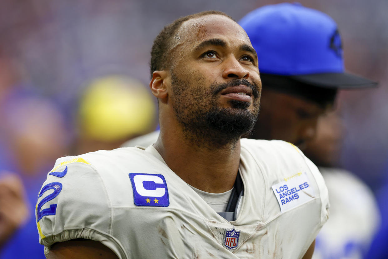 Los Angeles Rams wide receiver Robert Woods has endured a painful few months, suffering a torn ACL and losing his father at age 66. (Photo by Jordon Kelly/Icon Sportswire via Getty Images)