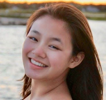 Tantasqua girls' swimming all-star Zoey Zhu.