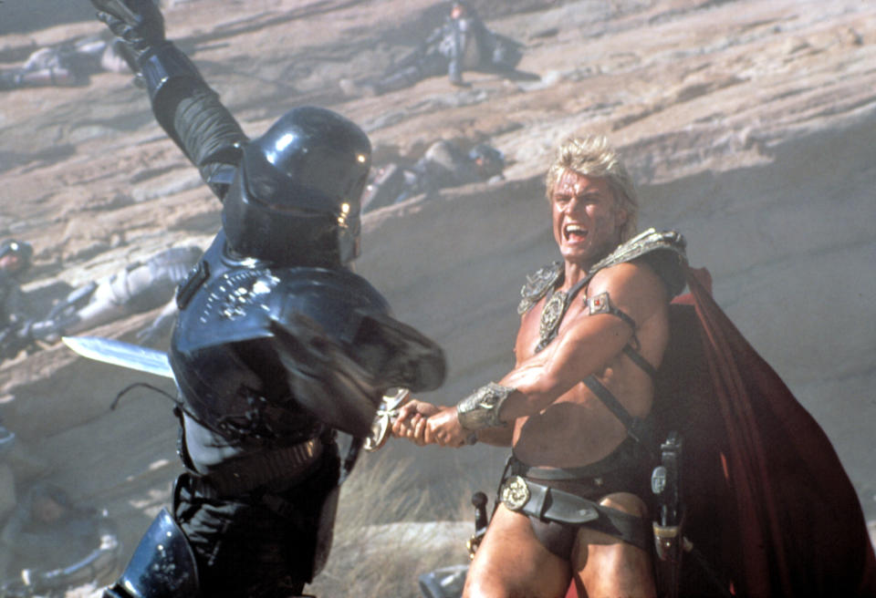 Lundgren as He-Man in 1987 live-action ‘Masters of the Universe’