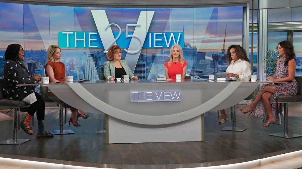 Alyssa Farah Griffin is the guest co-host and Kellyanne Conway is the guest on The View, airing Tuesday, May 24, 2022. The View airs Monday-Friday, 11am-12 noon, ET on ABC.