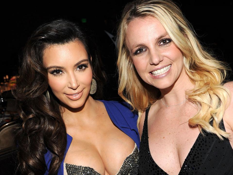 kim kardashian west britney spears