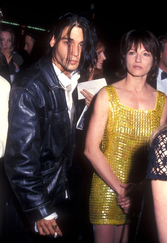Johnny Depp y Ellen Barkin fueron pareja en los noventa