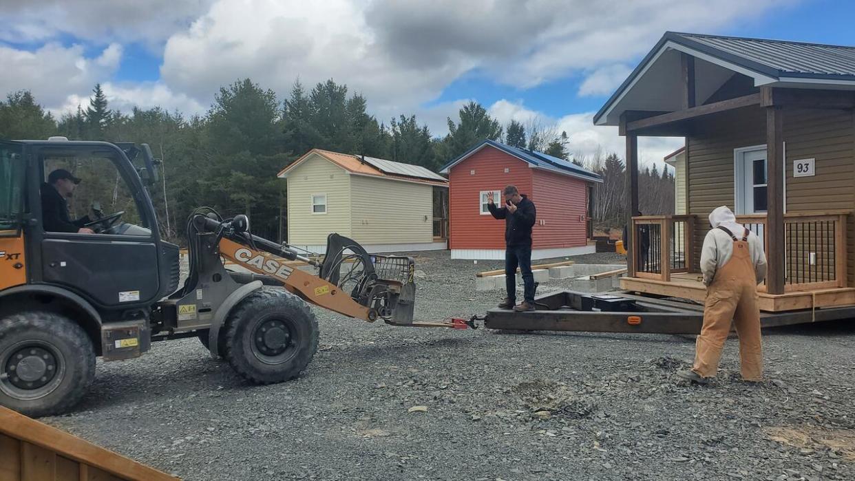 This is the final home in the community, at least for now, but there's still lots of work to be done, says Marcel LeBrun, founder of 12 Neighbours. (Shane Fowler/CBC News - image credit)