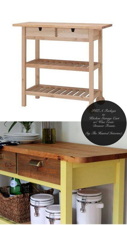 ikea Forhoja kitchen cart hack