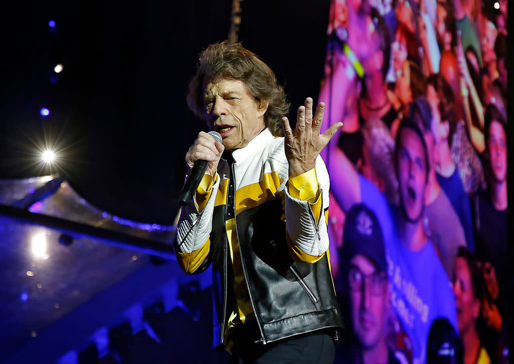 Mick Jagger and the Rolling Stones perform July 7 at Gillette Stadium in Foxborough, Massachusetts. (Photo: Matthew J. Lee/The Boston Globe via Getty Images) 