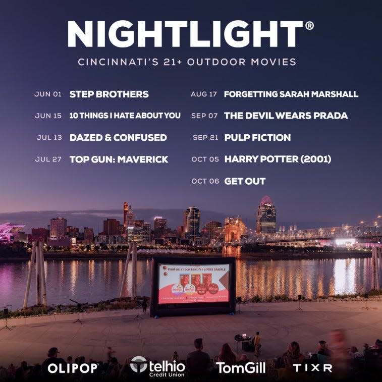 NightLight 513 will host nine outdoor movies this season.