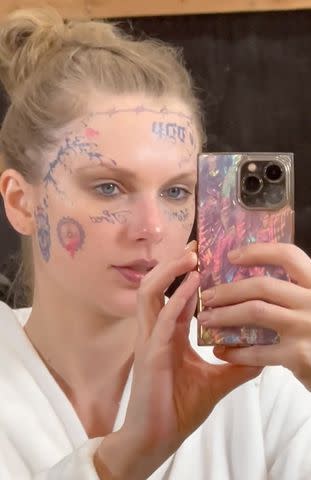 <p>Taylor Swift/ Youtube</p> Taylor Swift in her "Fortnight" promotional video.