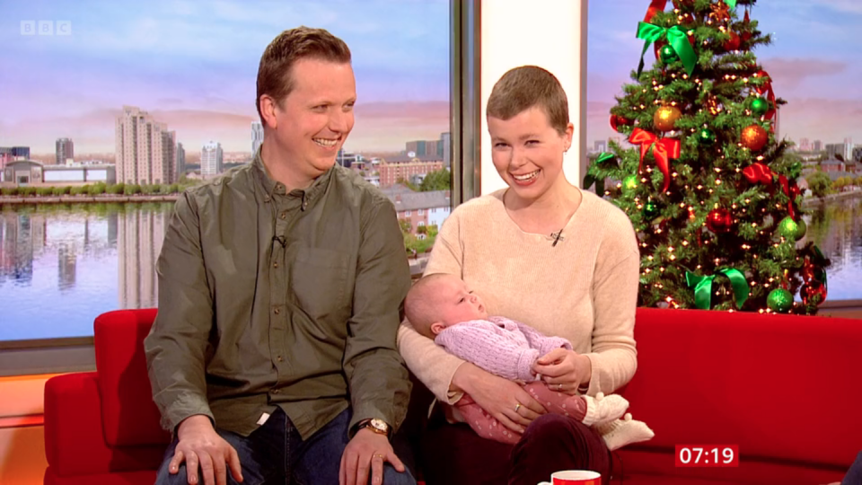 baby heidi, bbc breakfast