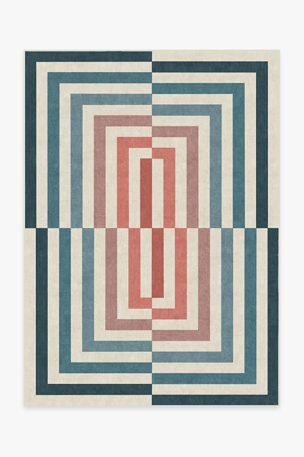 <h2>Jonathan Adler Op Art Teal Rug</h2><br>If you've got pets, kids, or a talent for spilling wine, Ruggable — the number-one washable rug destination — is your place to be. Like all Ruggable products, this Jonathan Adler rug can be ripped away from its rubber base and thrown straight into the wash, no problem.<br><br><em>Shop <strong><a href="https://ruggable.com/products/jonathan-adler-op-art-teal-rug" rel="nofollow noopener" target="_blank" data-ylk="slk:Ruggable" class="link rapid-noclick-resp">Ruggable</a></strong></em><br><br><strong>Jonathan Adler</strong> Op Art Teal Rug, $, available at <a href="https://go.skimresources.com/?id=30283X879131&url=https%3A%2F%2Fruggable.com%2Fproducts%2Fjonathan-adler-op-art-teal-rug" rel="nofollow noopener" target="_blank" data-ylk="slk:Ruggable" class="link rapid-noclick-resp">Ruggable</a>